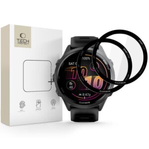 TVRZENÉ SKLO TECH-PROTECT GLASS FLEX+ 2-PACK GARMIN FORERUNNER 970 / 570 (47 MM) BLACK