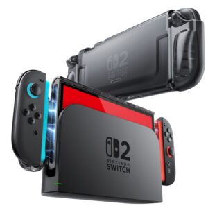 POUZDRO SUPCASE CRYSTAL CASE NINTENDO SWITCH 2 FROST BLACK