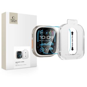 TVRZENÉ SKLO TECH-PROTECT EASY SET+ 2-PACK APPLE WATCH ULTRA 1 / 2 (49 MM) CLEAR