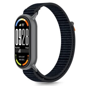 ŘEMÍNEK TECH-PROTECT NYLON STRIPE XIAOMI SMART BAND 8 / 9 / 10 / NFC BLACK/ORANGE