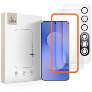 TVRZENÉ SKLO TECH-PROTECT EASY SET+ 3-PACK GALAXY S25 FE CLEAR