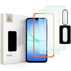 TVRZENÉ SKLO TECH-PROTECT SUPREME EASY SET 3-PACK GALAXY A17 4G / 5G CLEAR