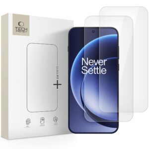 TVRZENÉ SKLO TECH-PROTECT GLASS FIT+ 2-PACK ONEPLUS 15 CLEAR
