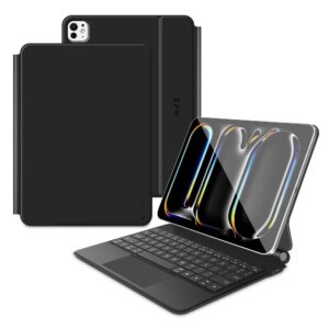 KRYT TECH-PROTECT SMARTCASE MAGNETIC + KEYBOARD IPAD PRO 11” 5 / 6 2024-2025 BLACK