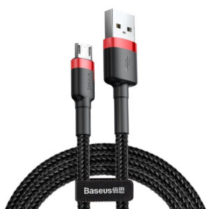 Kabel Baseus Cafule Micro USB 1,5A 2 m (červený+černý)