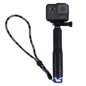 Selfie tyč Puluz pro sportovní fotoaparáty (DJI, GoPro, Insta360) (černá)