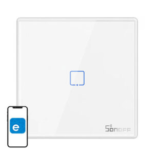 Inteligentní bezdrátový nástěnný vypínač Sonoff T2EU1C-RF 433 MHz (1kanálový)