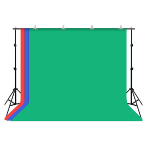 Stojan na pozadí pro fotostudio Puluz 2×3 m + 3 ks pozadí PKT5205