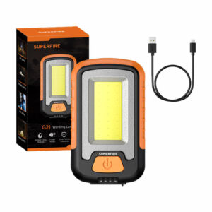 Dílenská baterka Superfire G21, 650 lm, USB