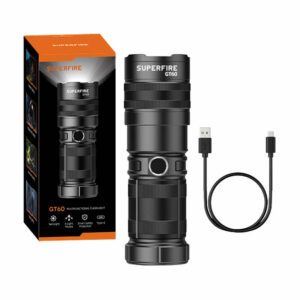 Svítilna Superfire GT60 – 2600 lm, 2 režimy, USB-C