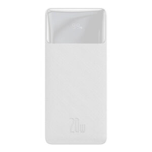 Powerbanka Baseus Bipow 10000 mAh, 20 W (bílá)