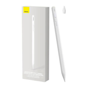 Stylus pro hladké psaní s LED indikátory (aktivní) bílý