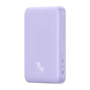 Powerbanka Baseus Magnetic Mini 10000mAh 20W MagSafe (fialová)