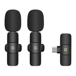Bezdrátový klopový mikrofon Puluz PU3151B, typ C