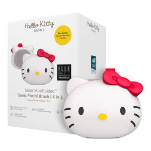Sonický čisticí kartáček na obličej 4v1 Geske s aplikací (Hello Kitty starlight)