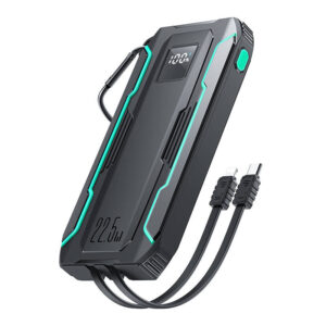 Powerbanka Joyroom JR-L017 10 000 mAh, 22,5 W, s kabelem Lightning + USB-C (černá)