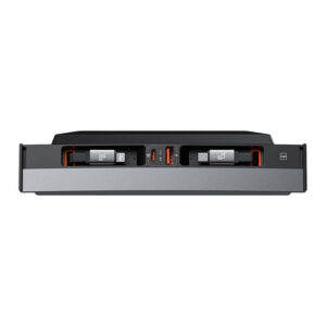 Rozbočovač Baseus T-Space s kabely USB-C na Lightning pro vozy Tesla (černý)