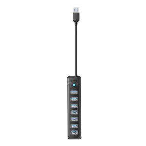 Orico hub USB-A na 7× USB-A 3.0 – černý