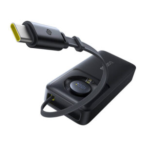 Powerbanka Baseus OS Free2Pull 10000mAh 30W + kabel (černá)