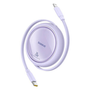 USB kabel Baseus Free2Pull USB-C na iP 20W 1 m (fialový)