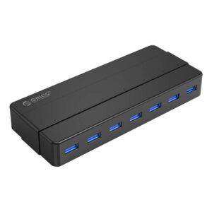 Orico rozbočovač 7× USB 3.0 (černý)