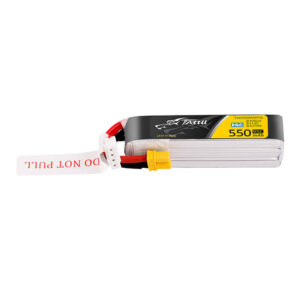 Tattu 3s 550 mAh 95C 11,4 V HV LiPo baterie s konektorem XT30 (Long-Pack)