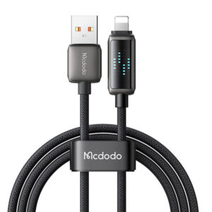 Mcdodo CA-5250 kabel USB-A na Lightning, LED displej, 1,2 m