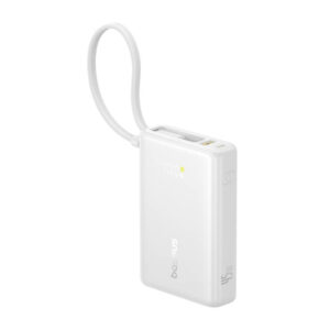 Powerbanka Baseus PicoGo s digitálním displejem 10000 mAh 45 W (bílá)