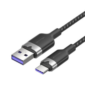 Kabel USB 2.0 A na USB-C 6A Vention CTOBF 1M (černý)
