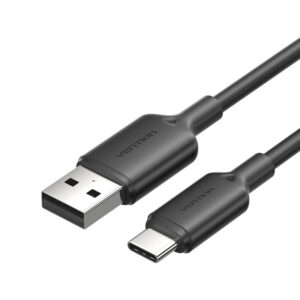 Kabel USB 2.0 A na USB-C 3A Vention CTQBH 2M (černý)