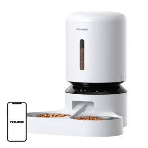 Dávkovač krmiva Petlibro Granary s dvojitou miskou, Wi‑Fi, 5 l (bílý)