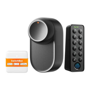 Inteligentní zámek SwitchBot Ultra 3 v 1 s ovládacím panelem Hub Mini Matter a klávesnicí Keypad