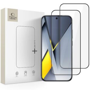 TVRZENÉ SKLO TECH-PROTECT GLASS FIT+ 2-PACK XIAOMI POCO F8 PRO BLACK