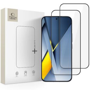 TVRZENÉ SKLO TECH-PROTECT GLASS FIT+ 2-PACK XIAOMI POCO F8 ULTRA BLACK