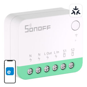 Sonoff MINIR4M Matter chytrý WiFi mini vypínač (HomeKit, SmartThings, Home Assistant).