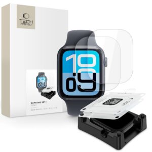 HYDROGELOVÁ FÓLIE TECH-PROTECT SUPREME SET+ 2-PACK APPLE WATCH 4 / 5 / 6 / SE 1 / 2 / 3 (40 MM) CLEAR