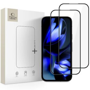 TVRZENÉ SKLO TECH-PROTECT GLASS FIT+ 2-PACK GOOGLE PIXEL 9A / 10A BLACK