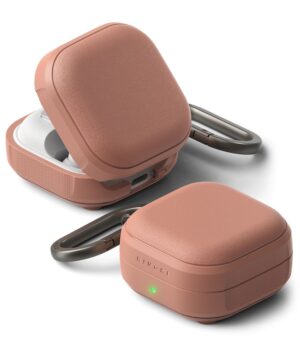 POUZDRO RINGKE ONYX MAGNETIC MAGSAFE SAMSUNG GALAXY BUDS 4 / 4 PRO CONSTANT CORAL