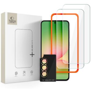 TVRZENÉ SKLO TECH-PROTECT EASY SET+ 3-PACK GALAXY A57 5G CLEAR
