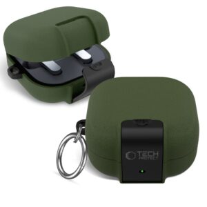 POUZDRO TECH-PROTECT SLIM HOOK SAMSUNG GALAXY BUDS 4 / 4 PRO OLIVE GREEN