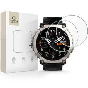 TVRZENÉ SKLO TECH-PROTECT GLASS FIT+ 2-PACK AMAZFIT T-REX ULTRA 2 CLEAR