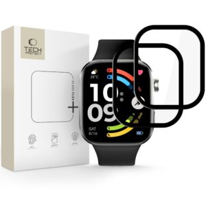 HYBRIDNÍ SKLO TECH-PROTECT GLASS FLEX+ 2-PACK XIAOMI REDMI WATCH 6 BLACK