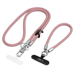 TECH-PROTECT C10S ROPE CROSSBODY & WRIST DUSTY ROSE/TITANIUM