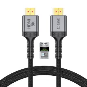 TECH-PROTECT ULTRABOOST CABLE HDMI 2.1 4K 120HZ / 8K 60HZ 100CM BLACK
